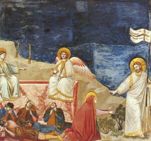 Giotto_Scrovegni_Resurrection_(Noli_me_tangere)